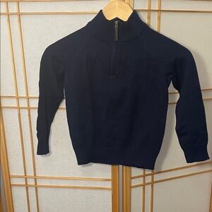 Crewcuts Men's Dark Blue Zip-Up Sweater